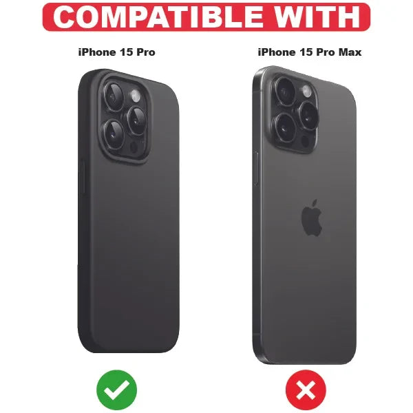 Mobitel iPhone Case for iPhone 15 Pro , 6.1-inches , Air Bag Drop Protection | Shockproof Phone Case