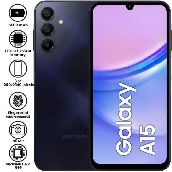 Samsung A15 5G - 6.5" - 50MP - 5000mAh - (Used)