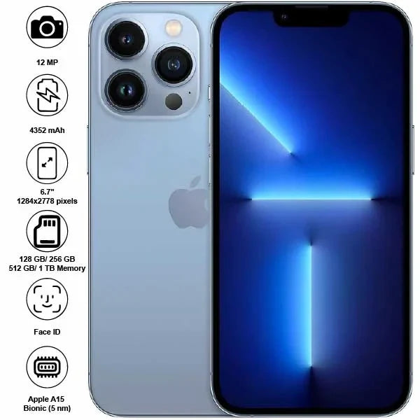 Apple iPhone 13 Pro Max - 6.7" - 12MP - 4352mAh - (Used)