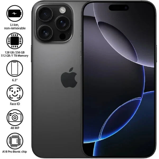 iPhone 16 pro 6.3 48 MP 3582mAh