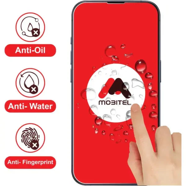 Mobitel Tempered Glass Clear Screen Protector for iPhone 15 Pro Max