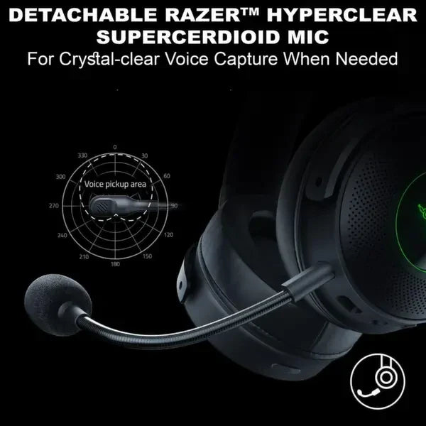 Razer Kraken V3 Pro for PC - Wireless Gaming Headset with Haptic Technology