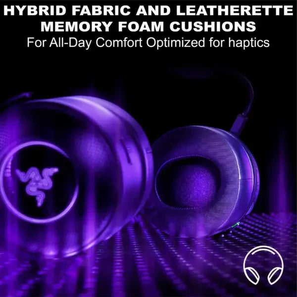 Razer Kraken V3 Pro for PC - Wireless Gaming Headset with Haptic Technology