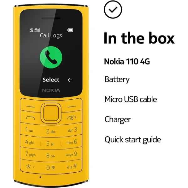 Nokia 110 4G - 1.8" - 0.1MP - 1020mAh