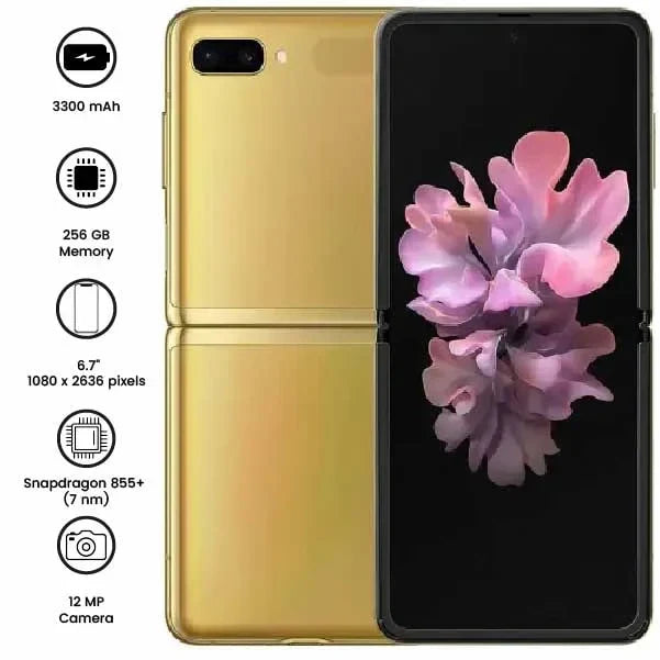 Samsung Galaxy Z Flip - 6.7" - 12MP - 3300mAh - (Used)