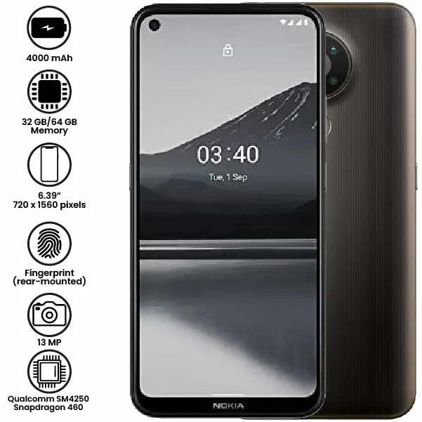 Nokia 3.4 - 6.39" - 13MP - 4000mAh - (Used)