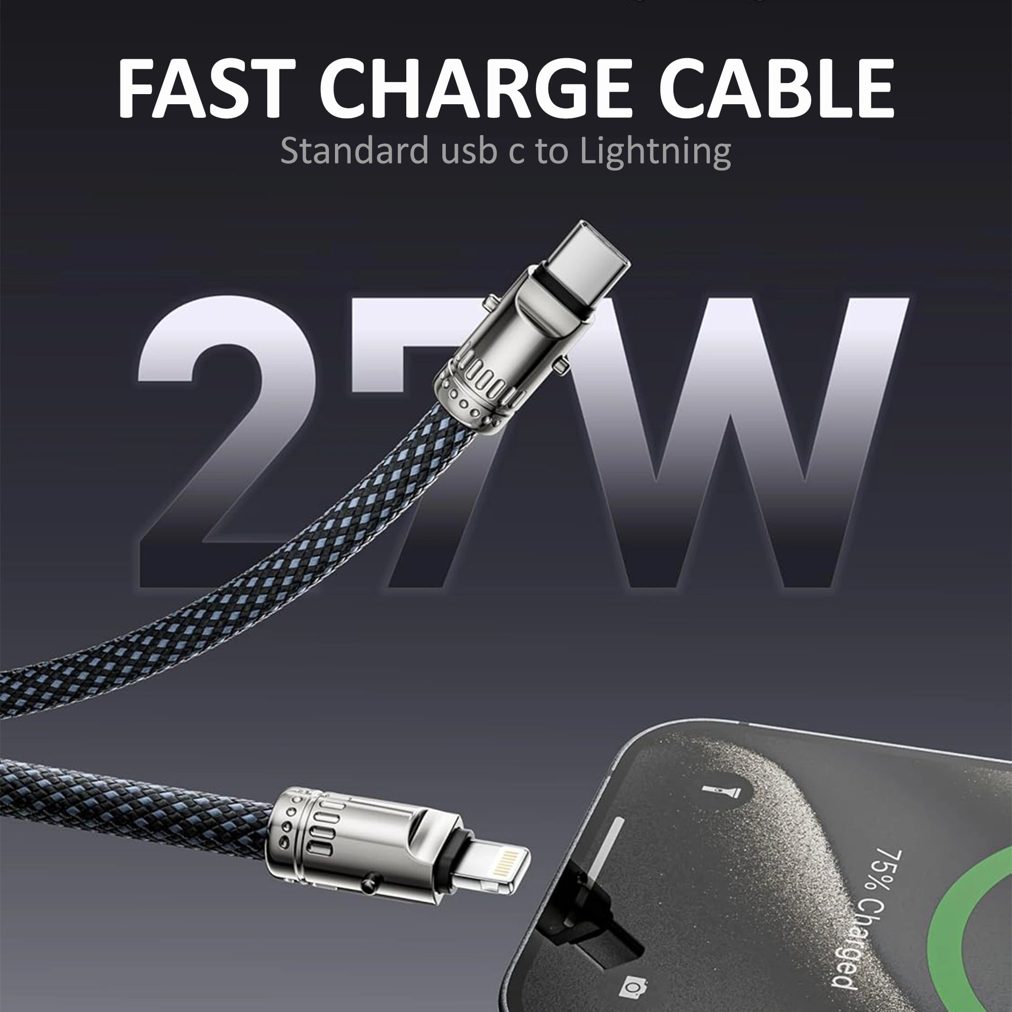 Mobitel USB-C to Lightning Lanyard Charging Cable 27W 1.2M
