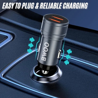 12W 2 Ports USB Car Charger 12V to 24V