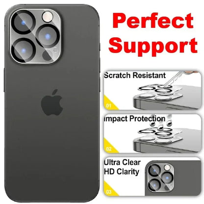 Mobitel {3-Pack} Camera Lens Protector for iPhone 12 Pro - Anti-Bubble | Impact Protection | Ultra Clear
