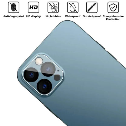 Mobitel {3-Pack} Camera Lens Protector for iPhone 12 Pro - Anti-Bubble | Impact Protection | Ultra Clear
