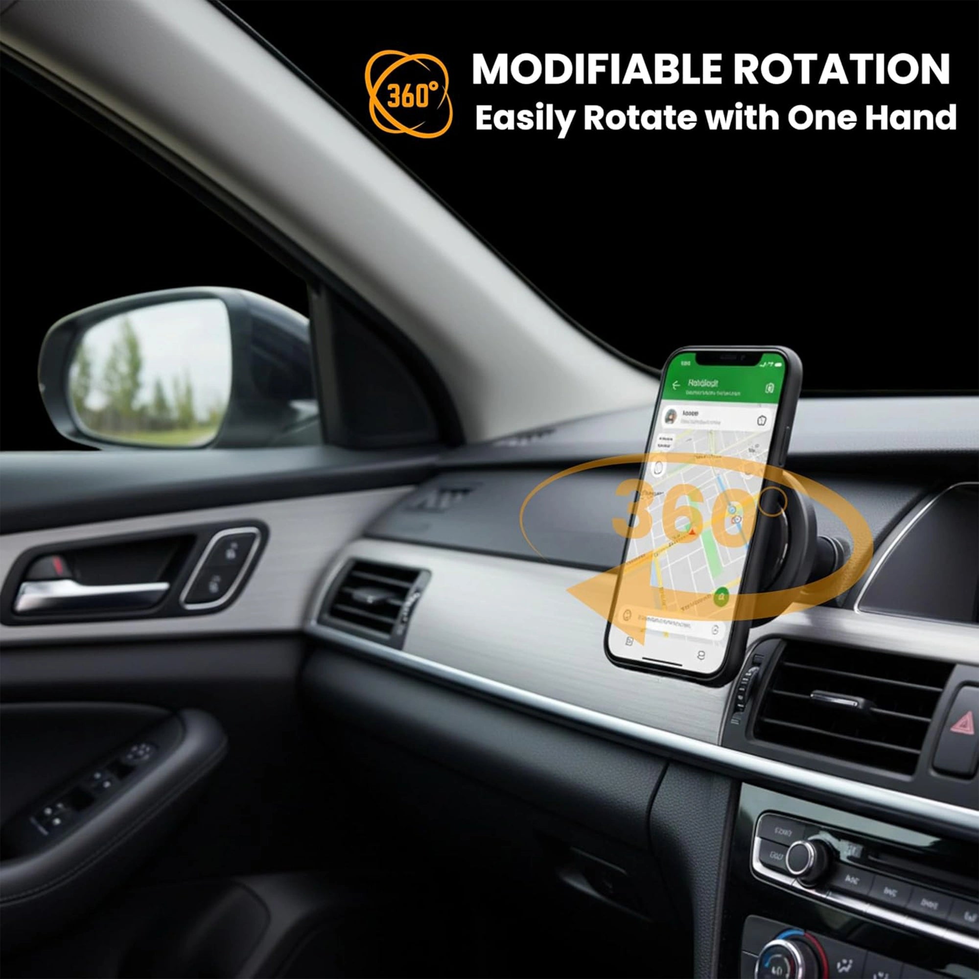 Mobitel MagSafe Magnetic Car Phone Holder 3-in-1 Black
