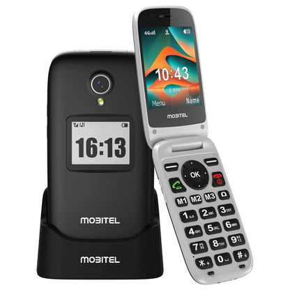 Mobitel 8010 4G Big Button Flip Phone