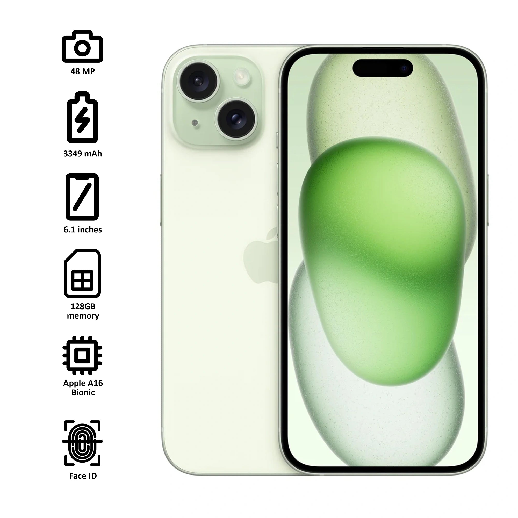 Refurbished Apple iPhone 15 | Fully Unlocked | 5G | Grade A/B/C
