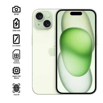Refurbished Apple iPhone 15 | Fully Unlocked | 5G | Grade A/B/C