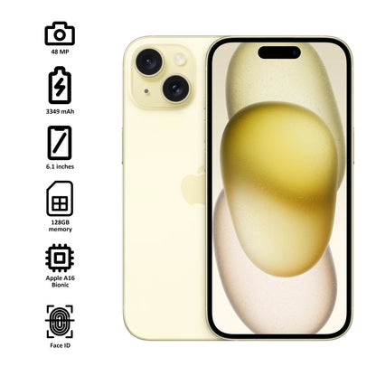 Refurbished Apple iPhone 15 | Fully Unlocked | 5G | Grade A/B/C