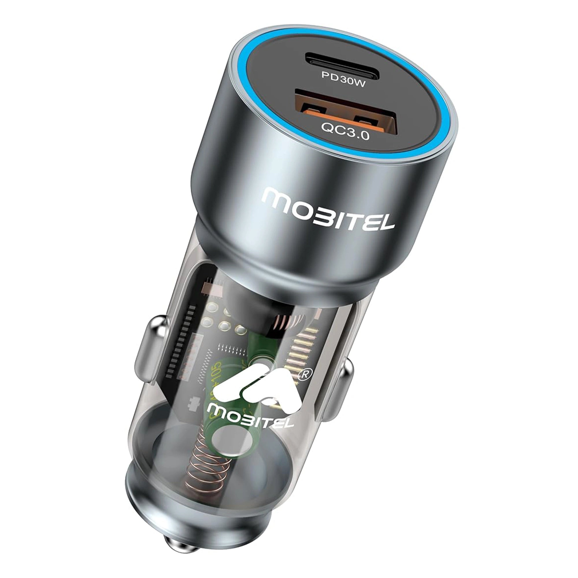Mobitel 48W Car Phone Charger Adapter PD30W + QC18W