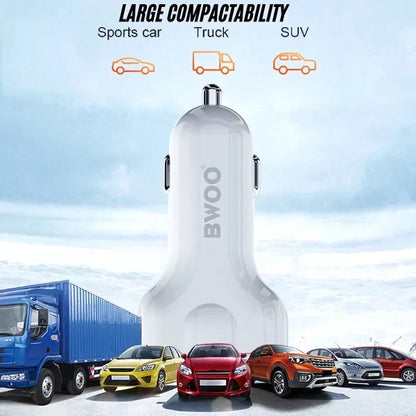 Dual USB Port Fast Car Charger 30W