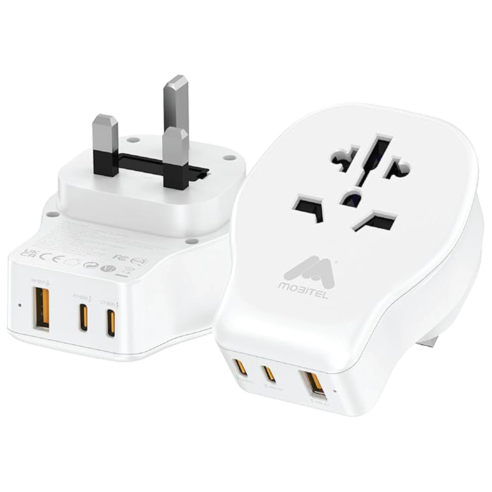 Mobitel Universal Travel Adapter UK 20W USB-C PD