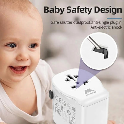 Mobitel World Travel Adapter 20W USB-C PD