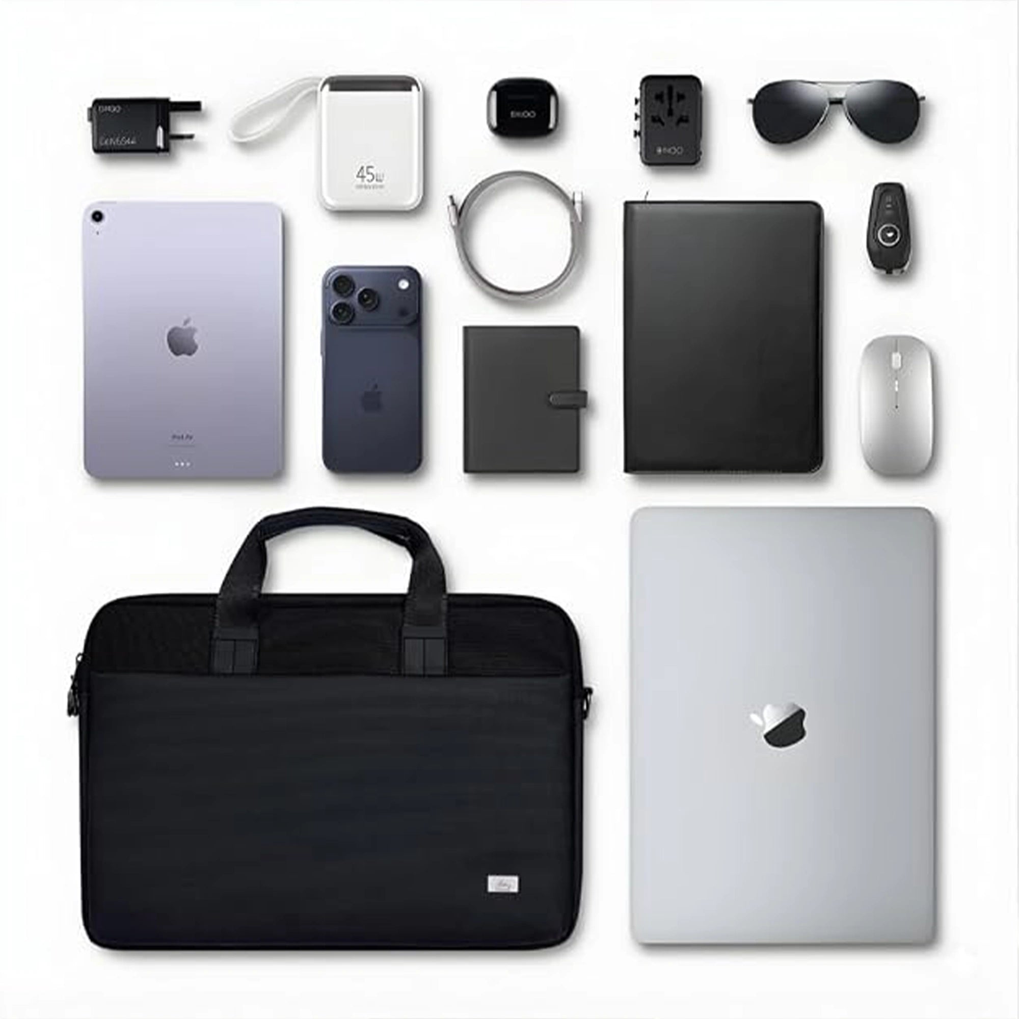 Mobitel 16 Inch Waterproof Laptop Sleeve with Shoulder Strap