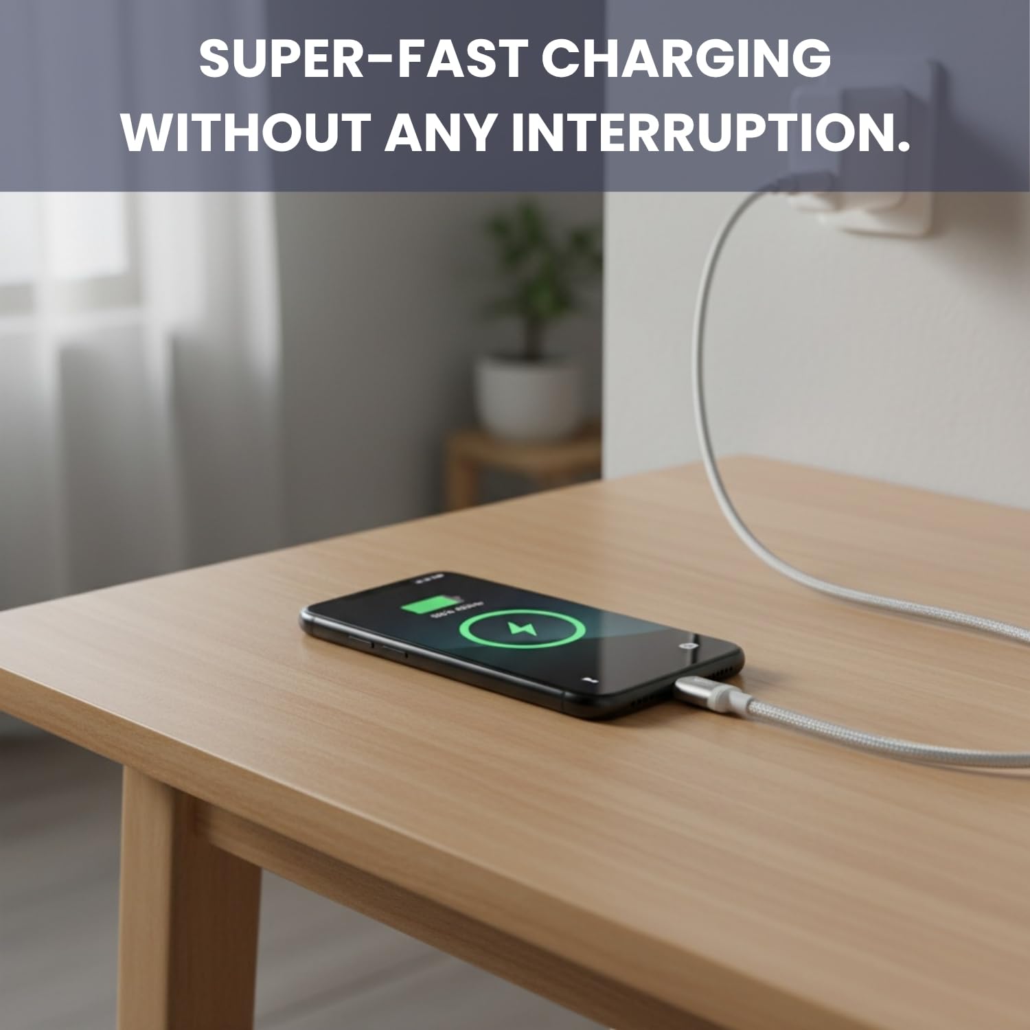 Mobitel USB-C to USB-C Fast Charging Cable 60W 2m 3-Pack