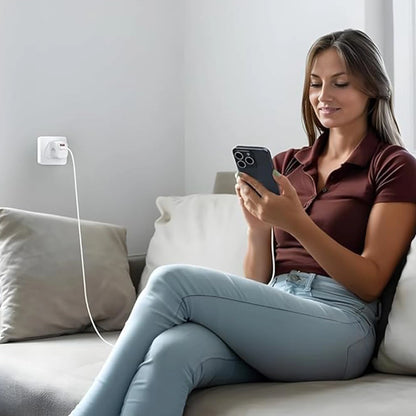 Mobitel 45W GaN Fast Wall Charger Black/White