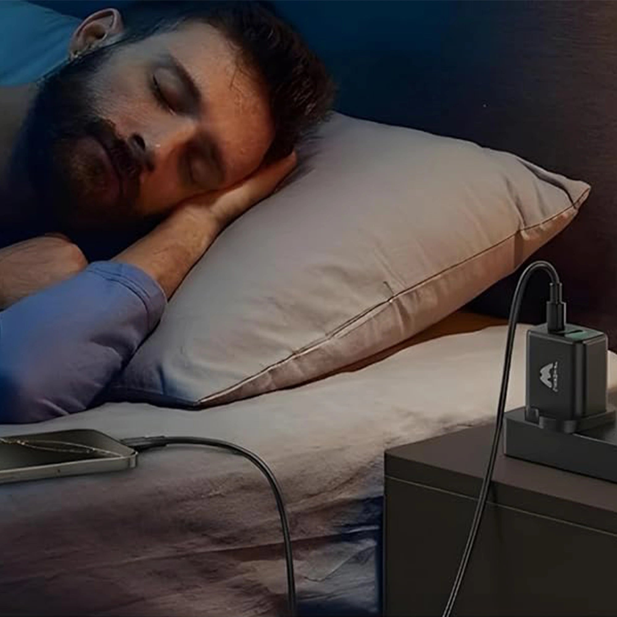 Mobitel 45W GaN Fast Wall Charger Black/White
