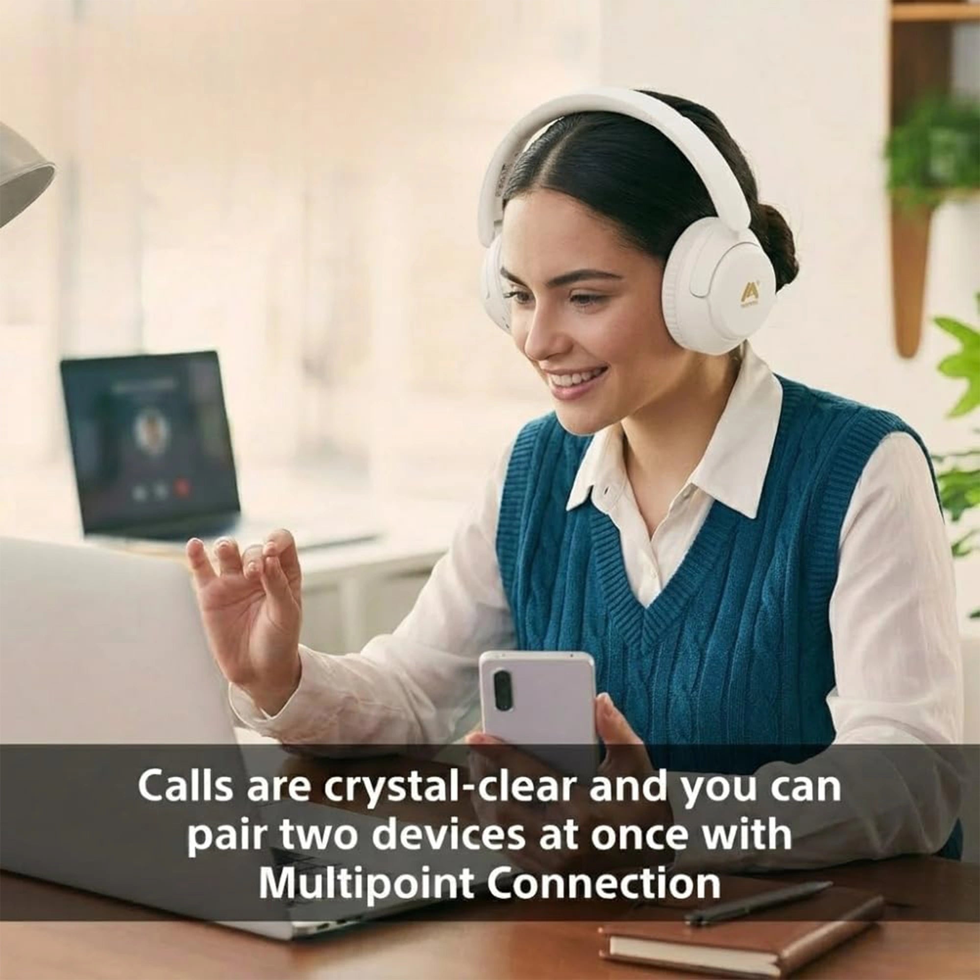 Mobitel Wave Core Wireless Over-Ear Headphones
