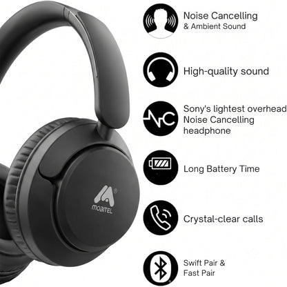 Mobitel Wave Core Wireless Over-Ear Headphones