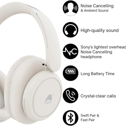 Mobitel Wave On Noise Cancelling Over-Ear Headphones