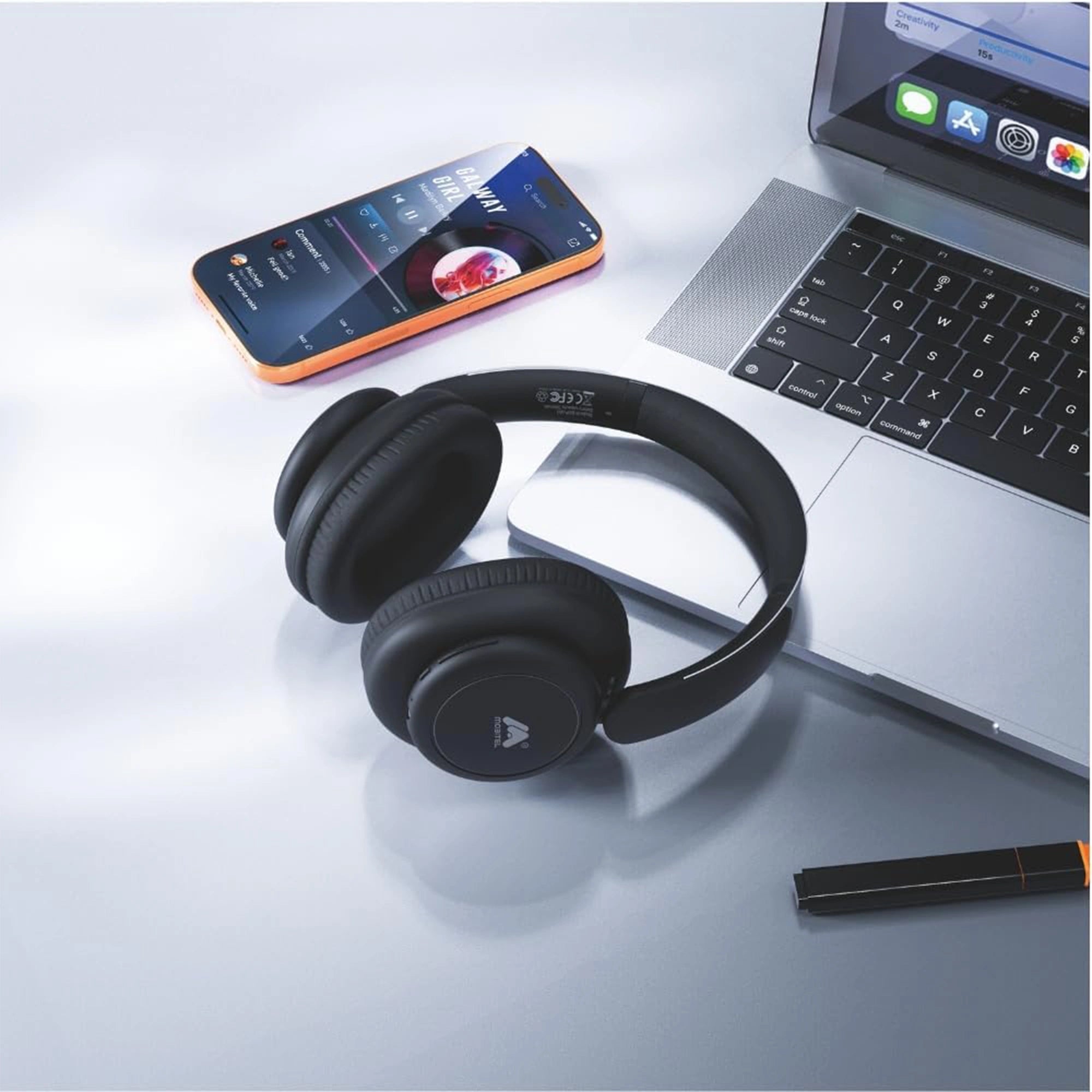Mobitel Wave On Noise Cancelling Over-Ear Headphones