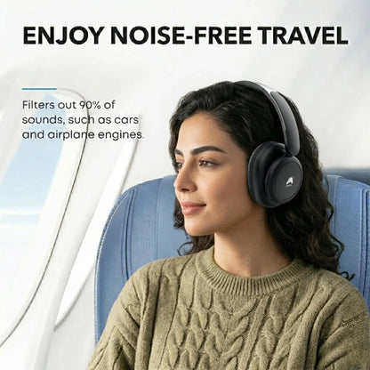 Mobitel Wave On Noise Cancelling Over-Ear Headphones