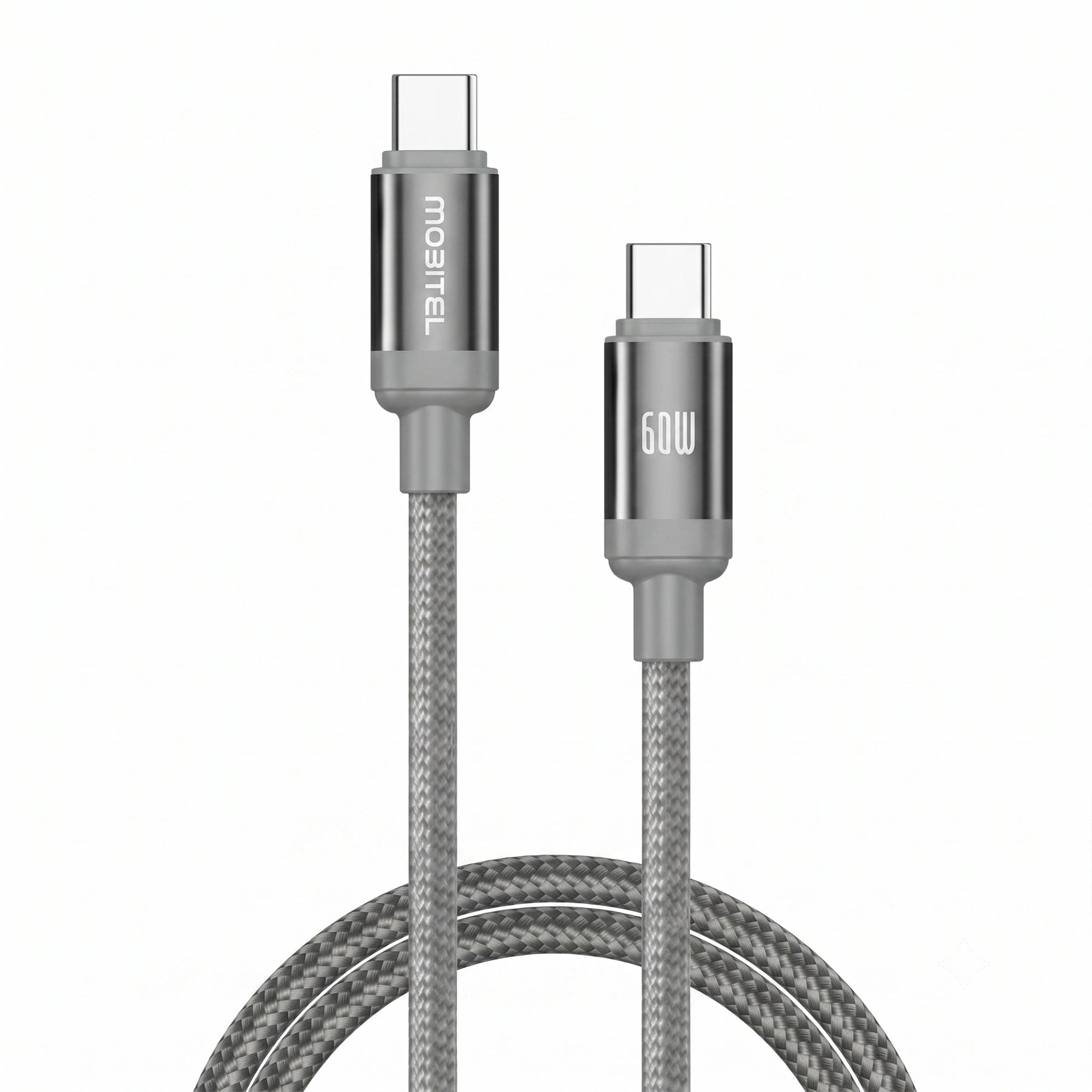 Mobitel USB-C to USB-C Fast Charging Cable 60W 2m 3-Pack