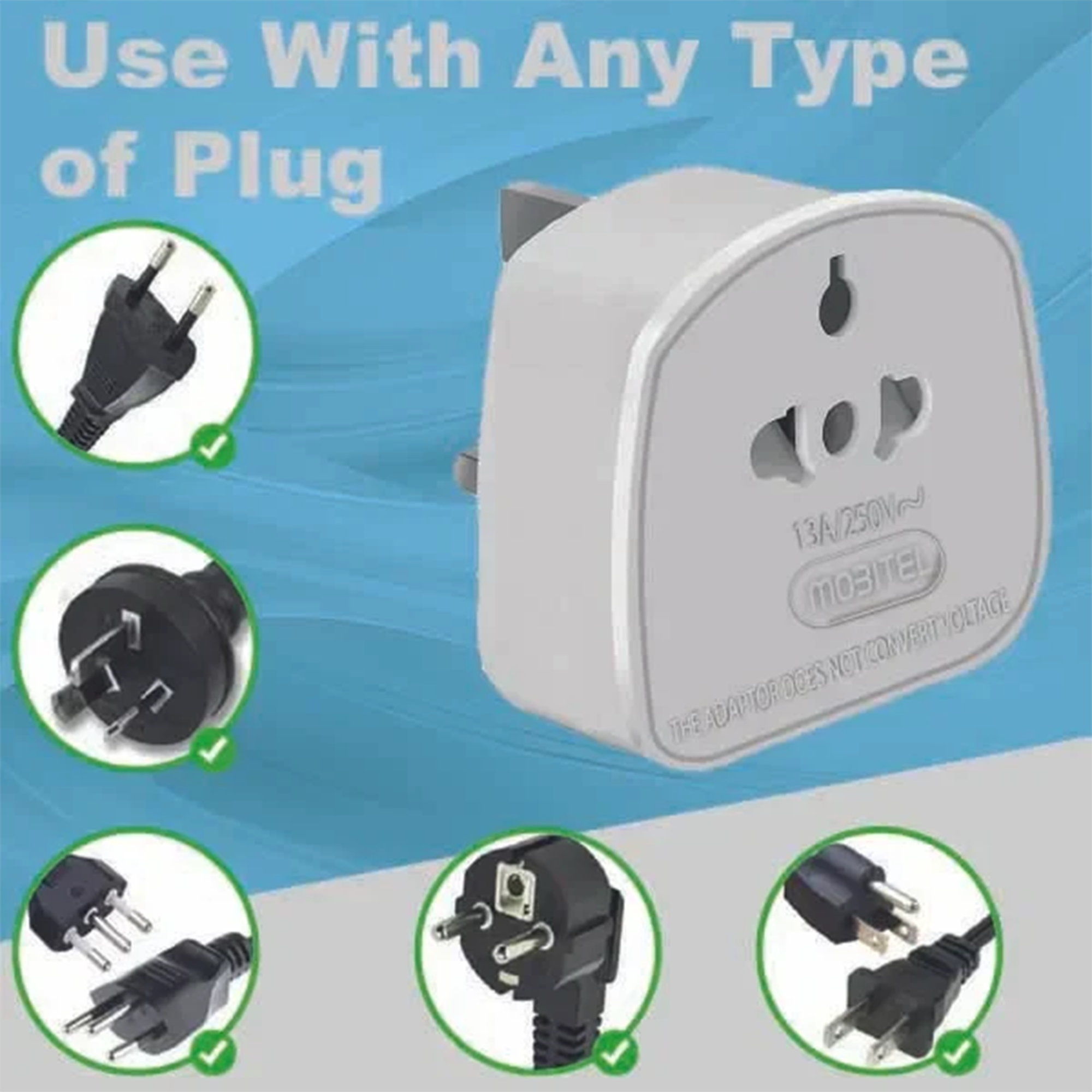 13 Amp 3 Pin Electric Plug UK 250V