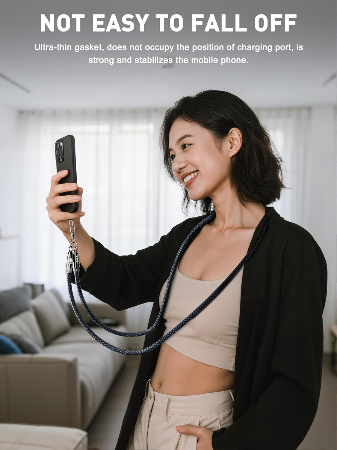 Mobitel USB-C to Lightning Lanyard Charging Cable 27W 1.2M