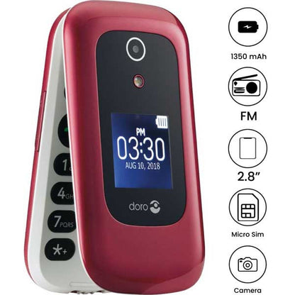 Doro 7050 Flip - 2.8" - 2MP - 1350mAh