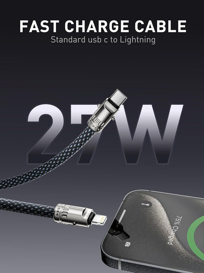 Mobitel USB-C to Lightning Lanyard Charging Cable 27W 1.2M