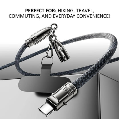 Mobitel USB-C to USB-C Lanyard Charging Cable 60W 1.2M