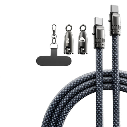 Mobitel USB-C to USB-C Lanyard Charging Cable 60W 1.2M
