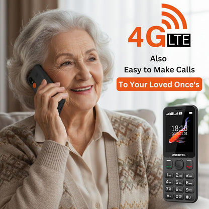 Mobitel 1010 4G SIM Free Big Button Mobile Phone for Seniors Dual SIM