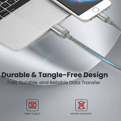 Mobitel Premium Nylon Braided USB-A to USB-C 18W Fast Charging Cable