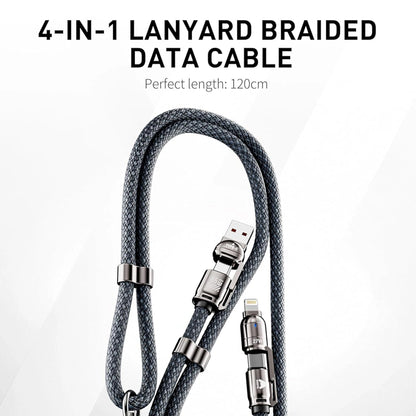 Mobitel 4-in-1 Lanyard Charging Cable 65W 1.2M