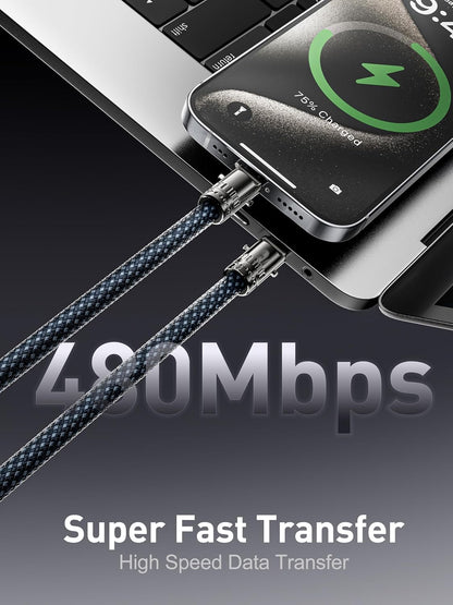 Mobitel USB-C to Lightning Lanyard Charging Cable 27W 1.2M