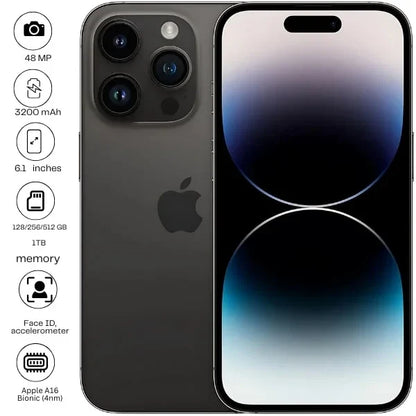 Apple IPhone 14 Pro - 6.1" - 48MP - 3200mAh - (Used)