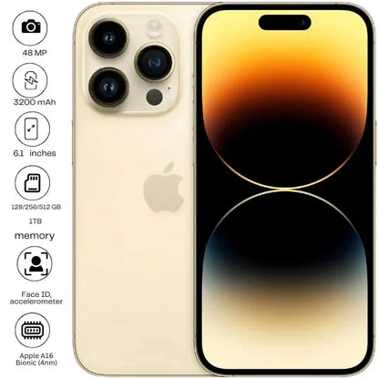 Apple IPhone 14 Pro - 6.1" - 48MP - 3200mAh - (Used)