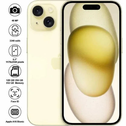 Refurbished Apple iPhone 15 | Fully Unlocked | 5G | Grade A/B/C