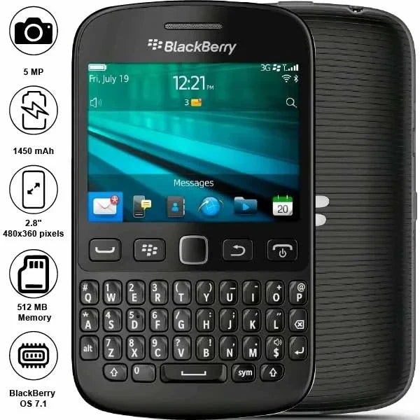 BlackBerry 9720 - 2.8" - 5MP - 1450mAh