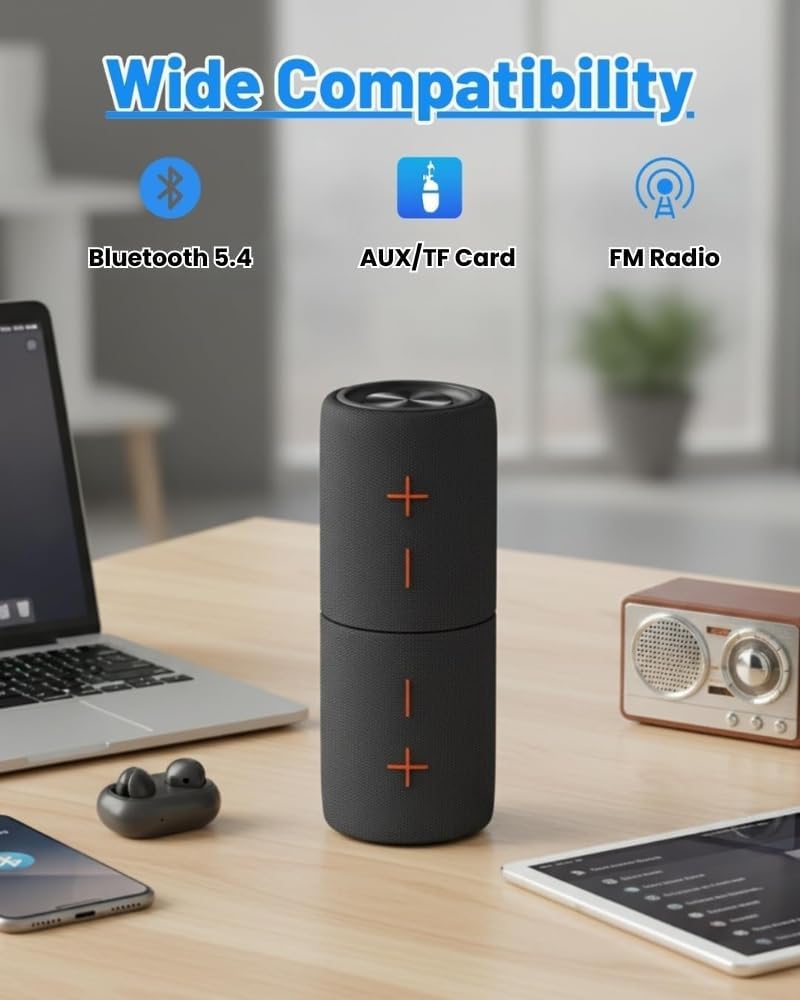 Mobitel Spark Dual 20W Bluetooth Speaker TWS Waterproof Dual Wireless UK
