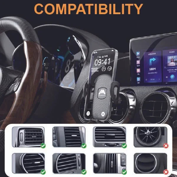 Mobitel Car Phone Holder Air Vent, Universal Phone Holder for Cars, Fits for iPhone, Samsung, Google & other Smartphones
