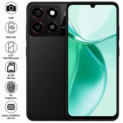 ZTE Blade A35 - 6.75" - 8MP - 5000mAh